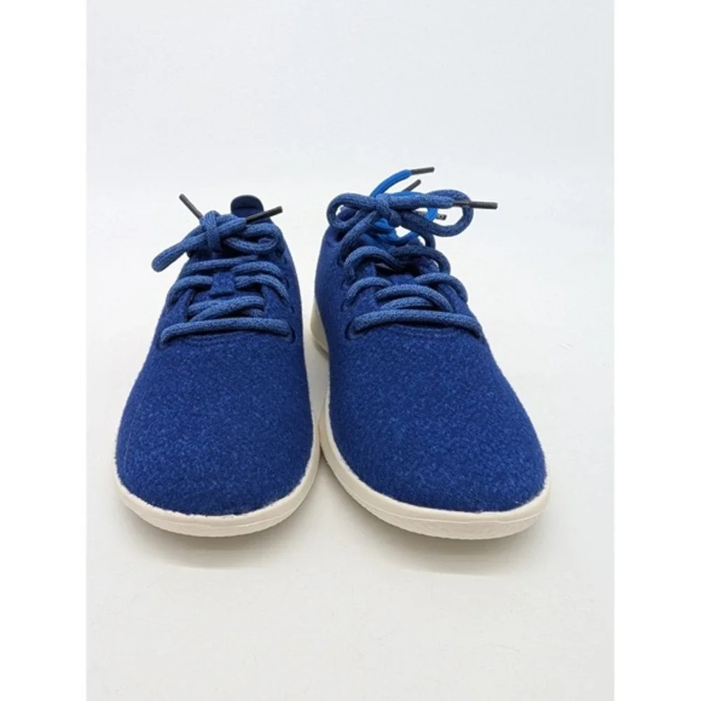 Allbirds Wool Runners Blueberry Cream Blue W6 Womens Sneakers Shoes - Picture 2 of 10